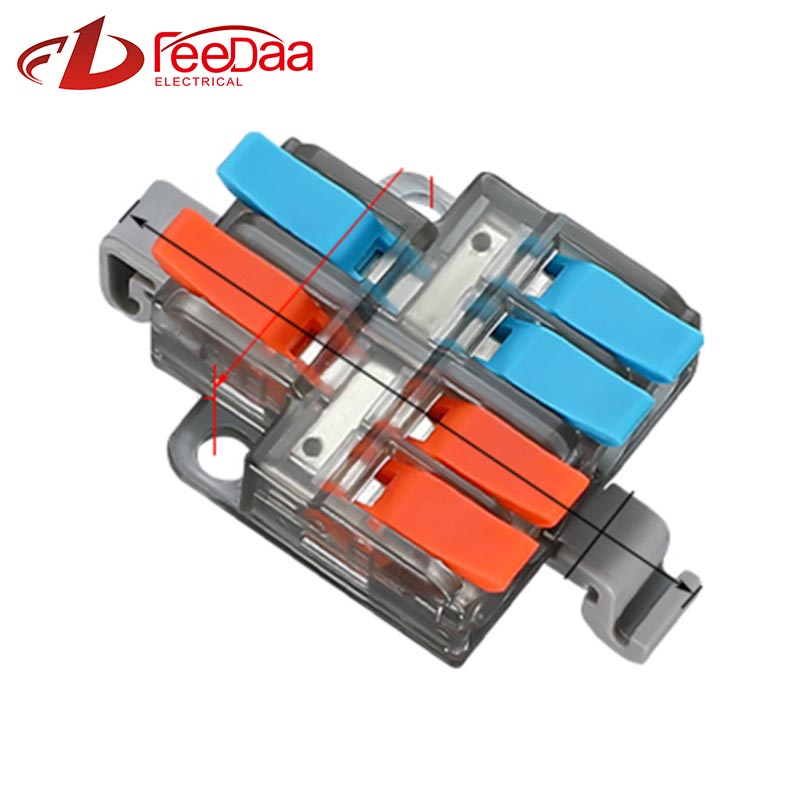 Đầu nối cáp dây nhanh 2 trong 4 ra PCT-5224D