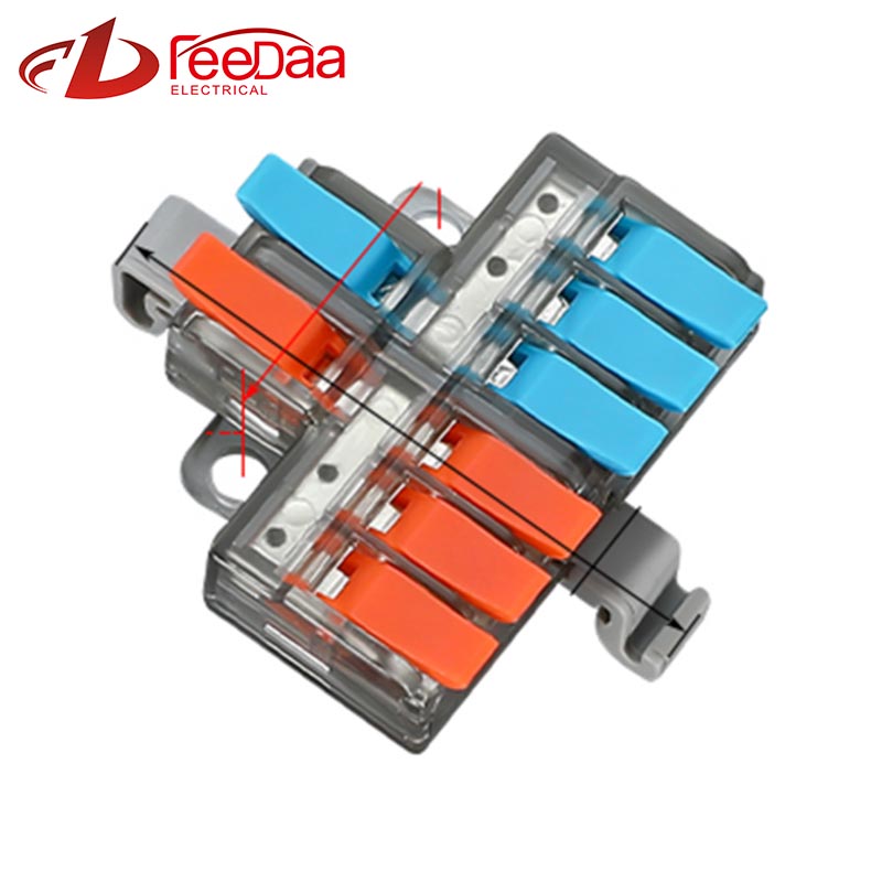 Đầu nối cáp dây nhanh 2 trong 6 ra PCT-5226D