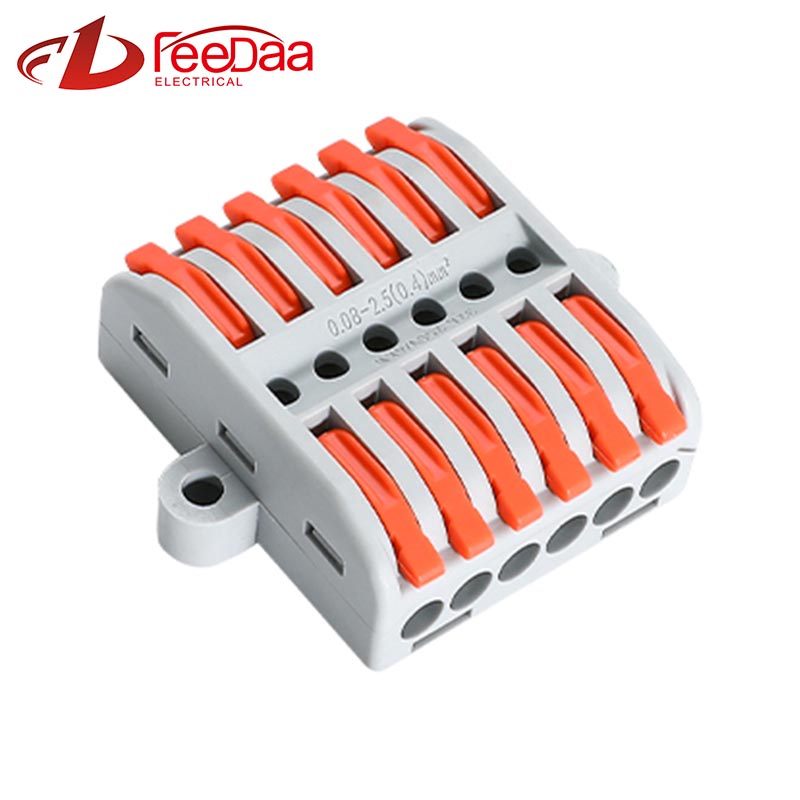 Đầu nối cáp dây nhanh 6 trong 6 ra UTJ13-266G